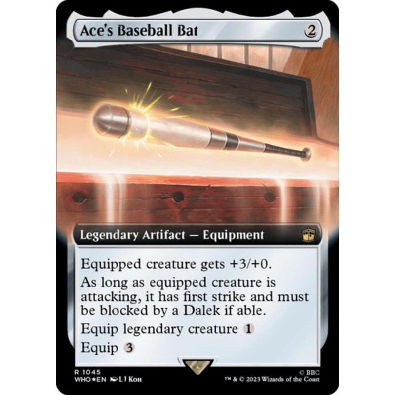 Ace's Baseball Bat (Extended Art) (Surge foil)