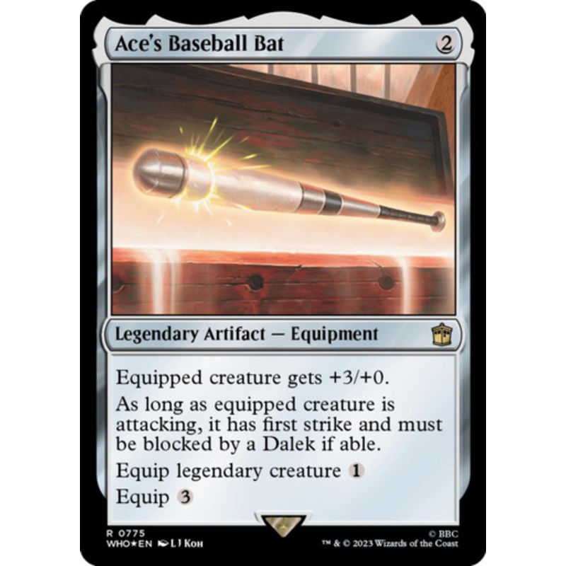 Ace's Baseball Bat (Surge foil) | Universes Beyond: Doctor Who