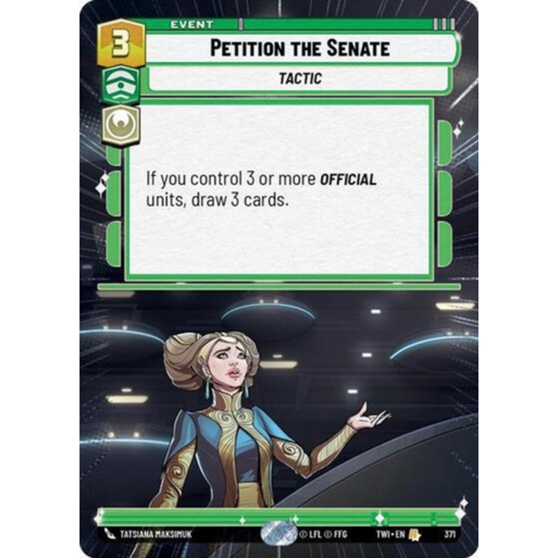 Petition the Senate (Hyperspace Foil)