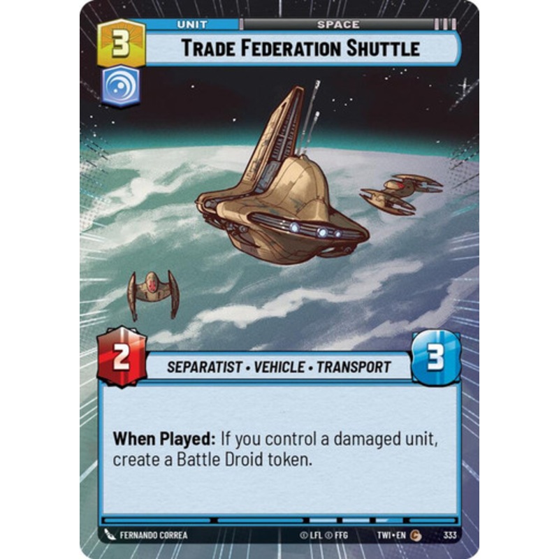 Trade Federation Shuttle (Hyperspace Frame)