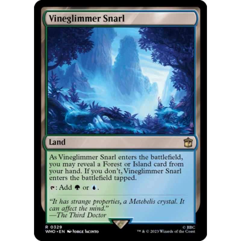 Vineglimmer Snarl (foil) | Universes Beyond: Doctor Who