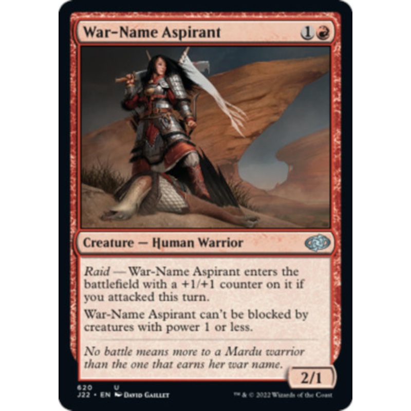 War-Name Aspirant | Jumpstart 2022