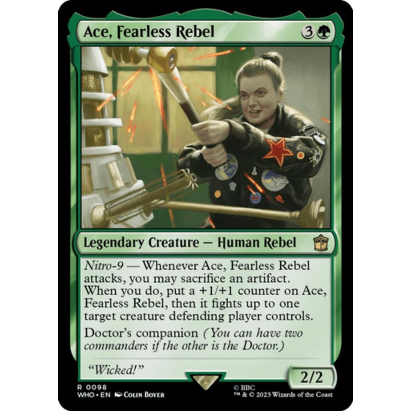 Ace, Fearless Rebel (foil) | Universes Beyond: Doctor Who