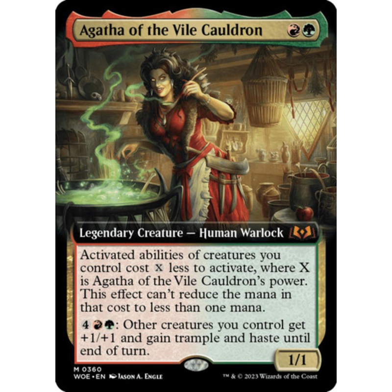 Agatha of the Vile Cauldron (Extended Art) | Wilds of Eldraine