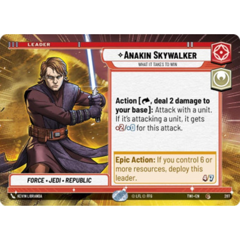 Anakin Skywalker, What it Takes to Win (Hyperspace Frame)