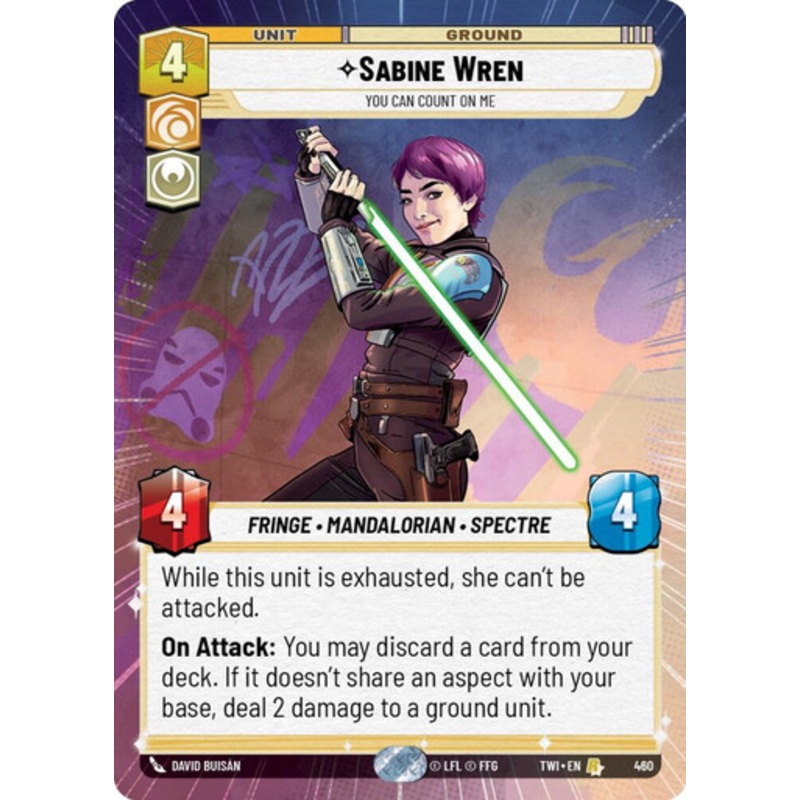 Sabine Wren, You Can Count On Me (Hyperspace Frame)