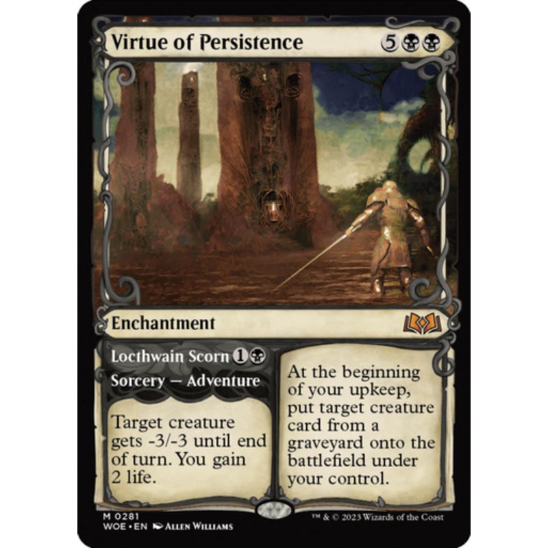 Virtue of Persistence (Showcase Frame) | Wilds of Eldraine