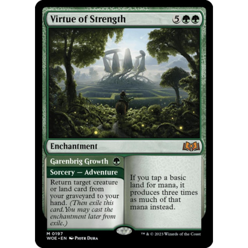Virtue of Strength | Wilds of Eldraine