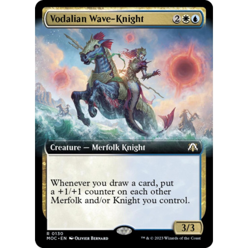 Vodalian Wave-Knight (Extended Art) | March of the Machine Commander