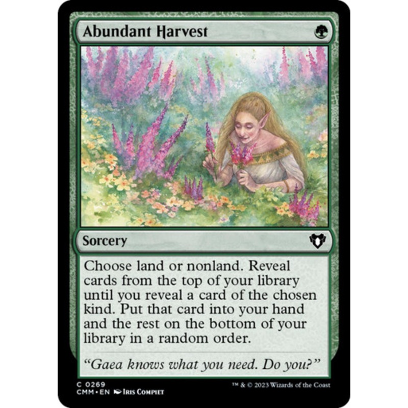 Abundant Harvest (foil) | Commander Masters