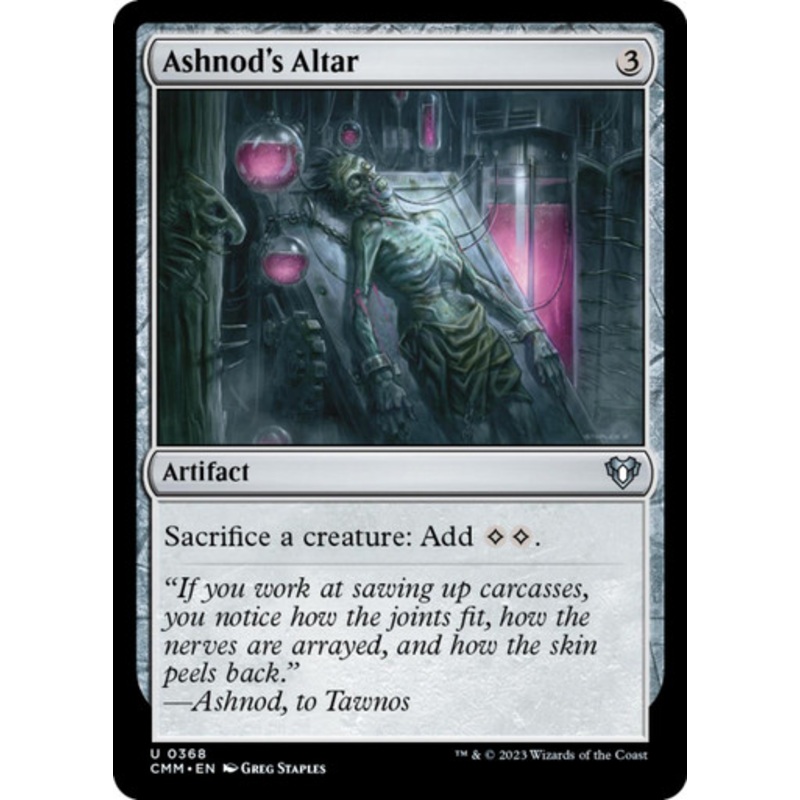 Ashnod's Altar (foil) | Commander Masters