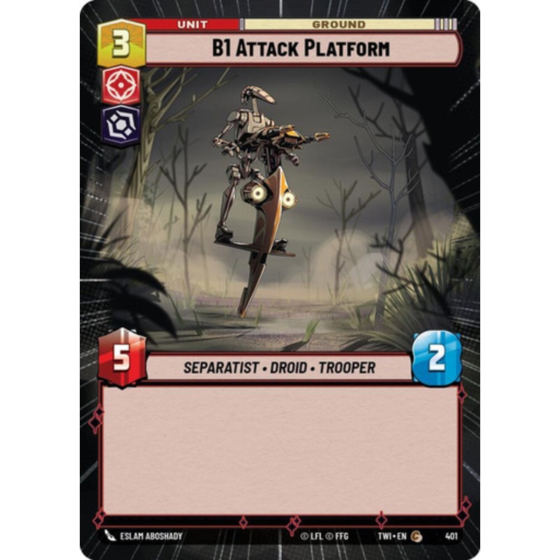 B1 Attack Platform (Hyperspace Foil)