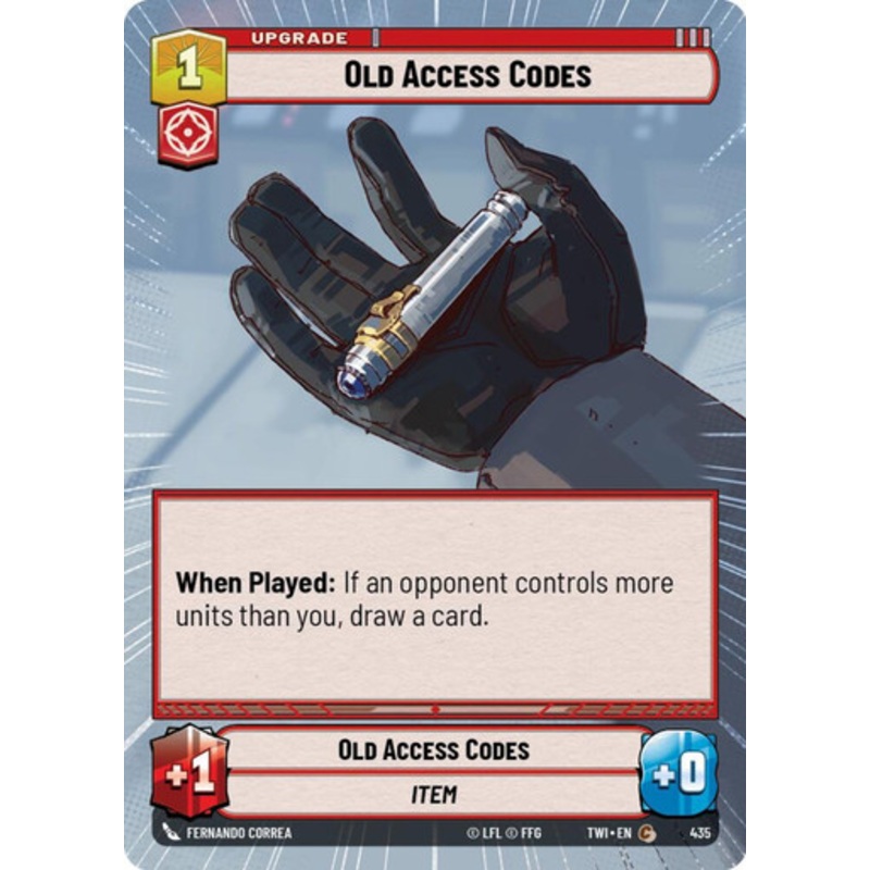 Old Access Codes (Hyperspace Frame)