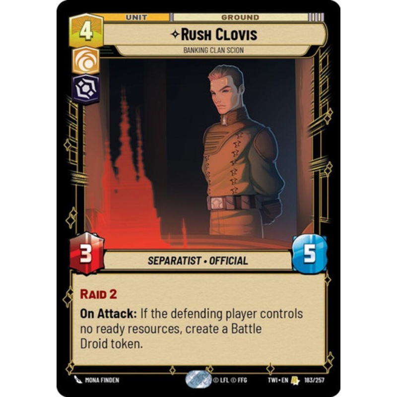 Rush Clovis, Banking Clan Scion