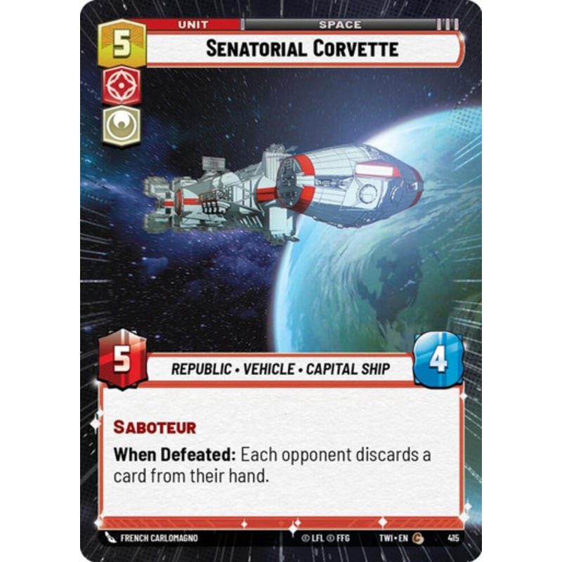 Senatorial Corvette (Hyperspace Frame)