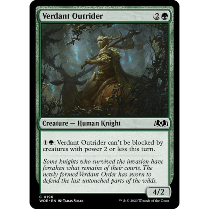 Verdant Outrider | Wilds of Eldraine