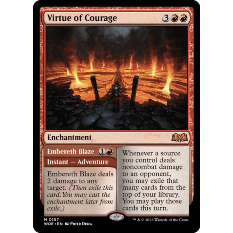 Virtue of Courage | Wilds of Eldraine