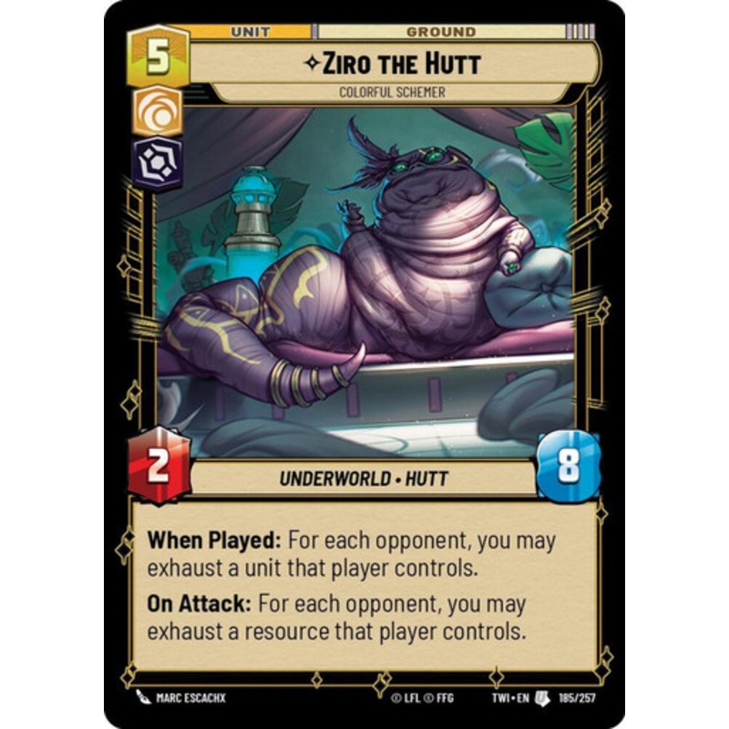 Ziro the Hutt, Colorful Schemer (Foil)