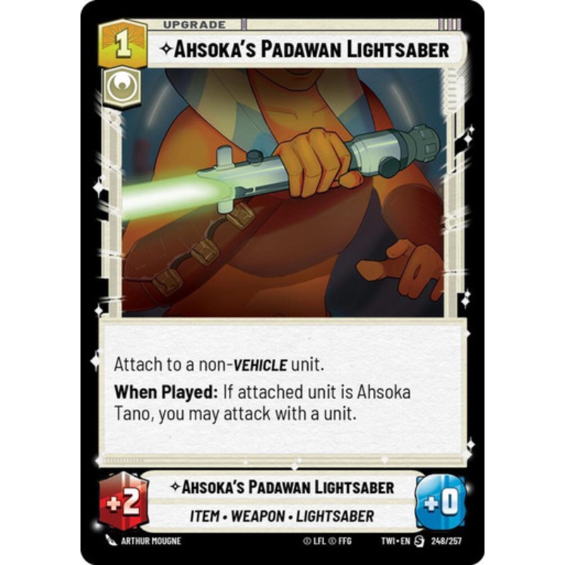 Ahsoka's Padawan Lightsaber