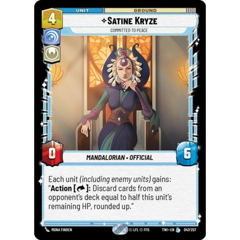 Satine Kryze, Committed to Peace