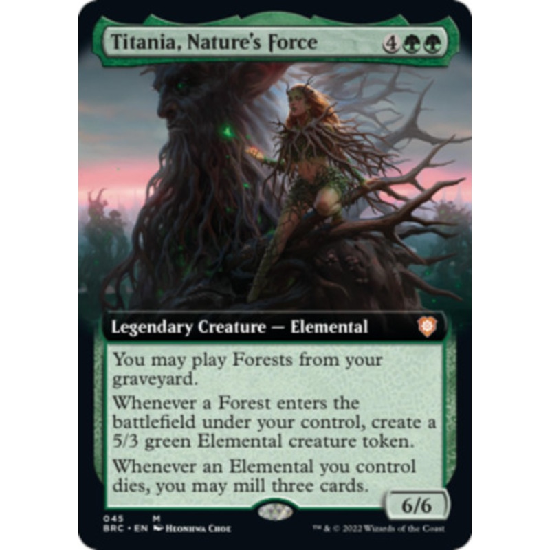 Titania, Nature's Force (Extended Art) | The Brothers' War Commander