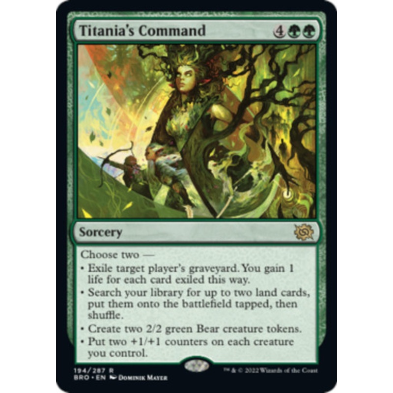 Titania's Command | The Brothers' War