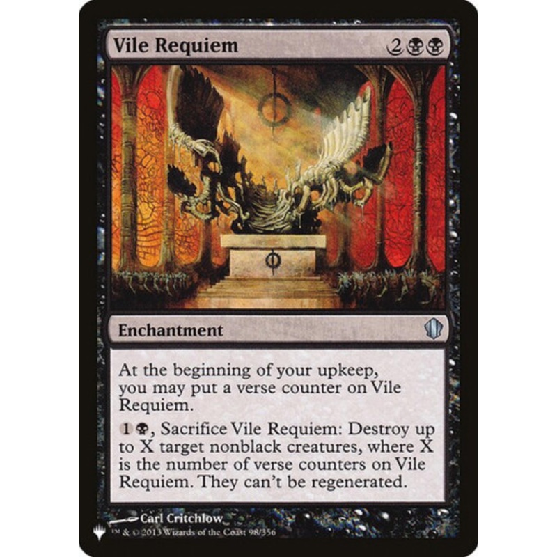 Vile Requiem (The List Reprint) | Commander 2013