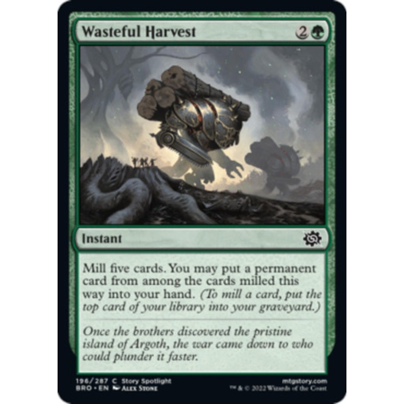 Wasteful Harvest | The Brothers' War