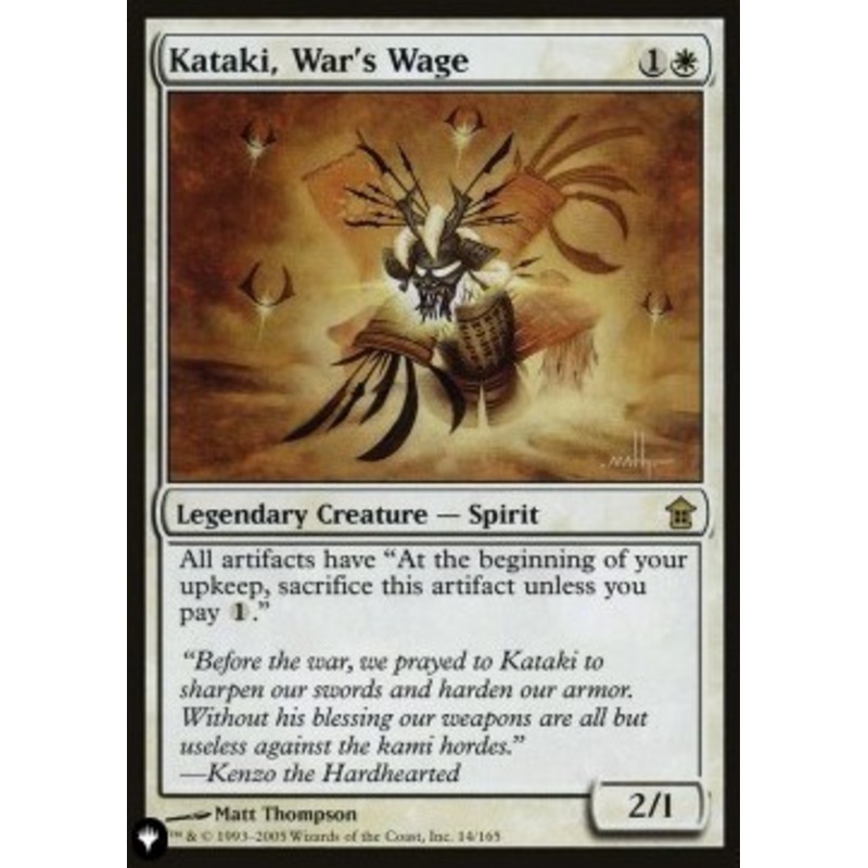 Kataki, War's Wage (The List Reprint) | Saviors of Kamigawa