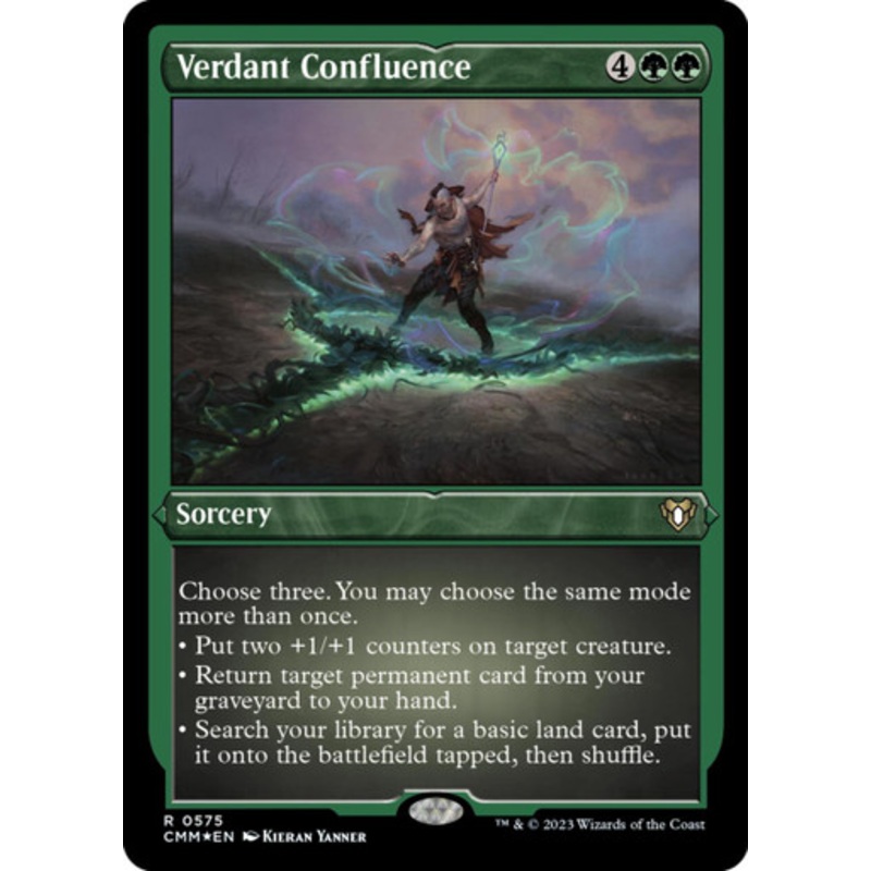 Verdant Confluence (Etched foil) | Commander Masters