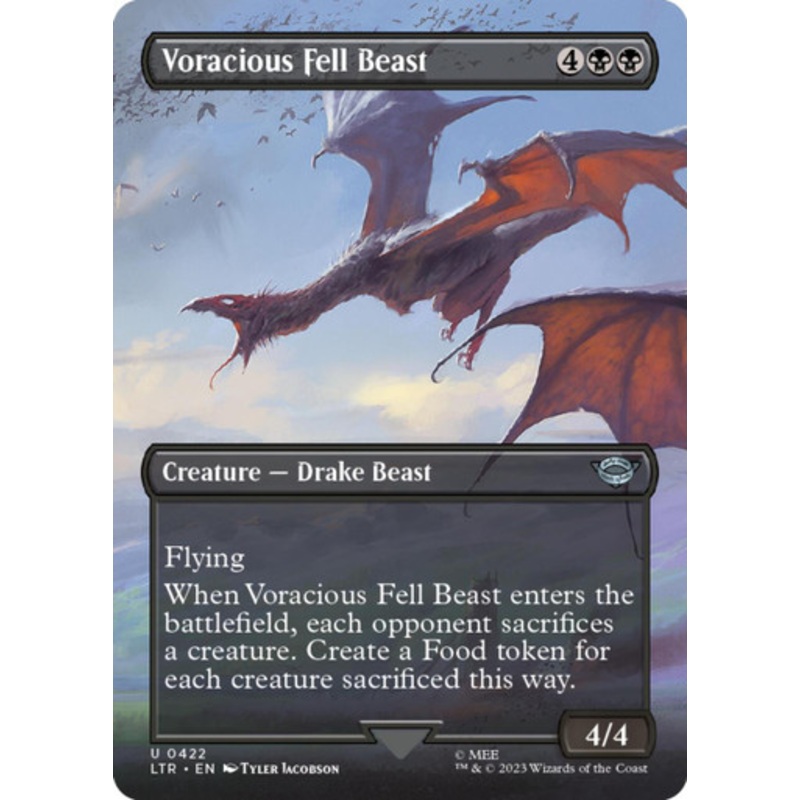 Voracious Fell Beast (Borderless Art)