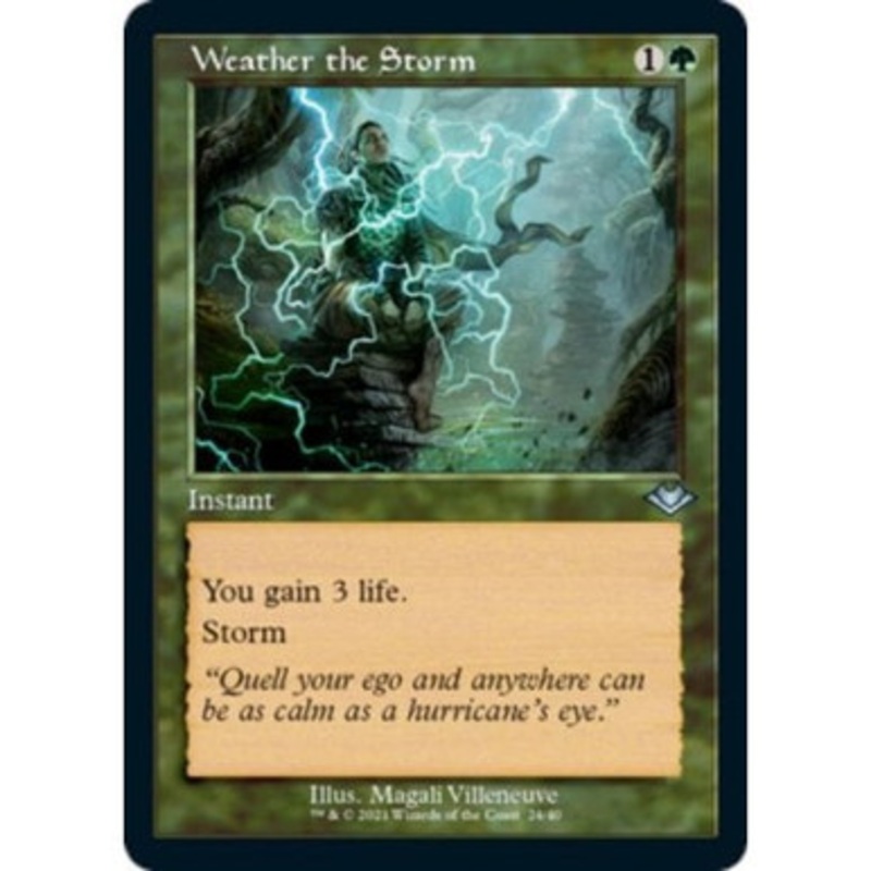 Weather the Storm (Retro Frame) (foil)