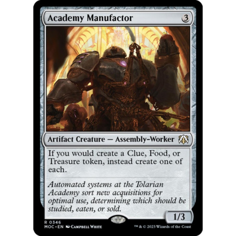Academy Manufactor | March of the Machine Commander