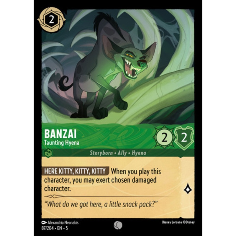 Banzai - Taunting Hyena