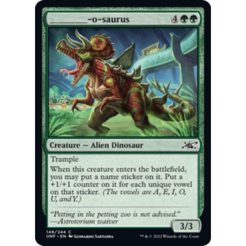 ______-o-saurus (Galaxy foil) | Unfinity