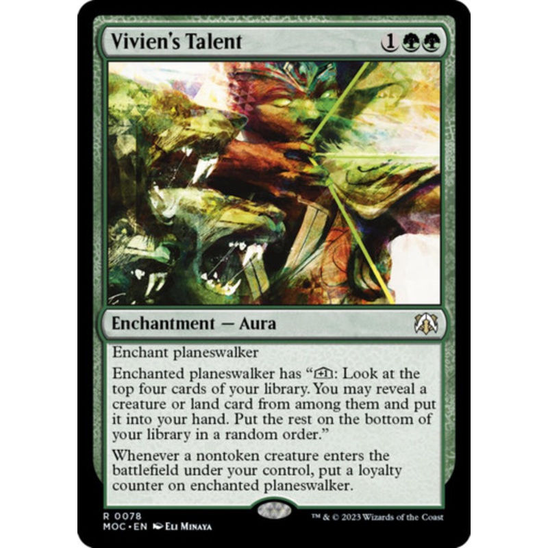Vivien's Talent | March of the Machine Commander