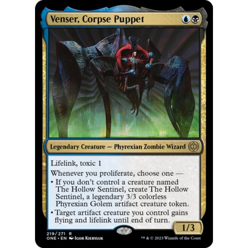 Venser, Corpse Puppet (foil) | Phyrexia: All Will Be One