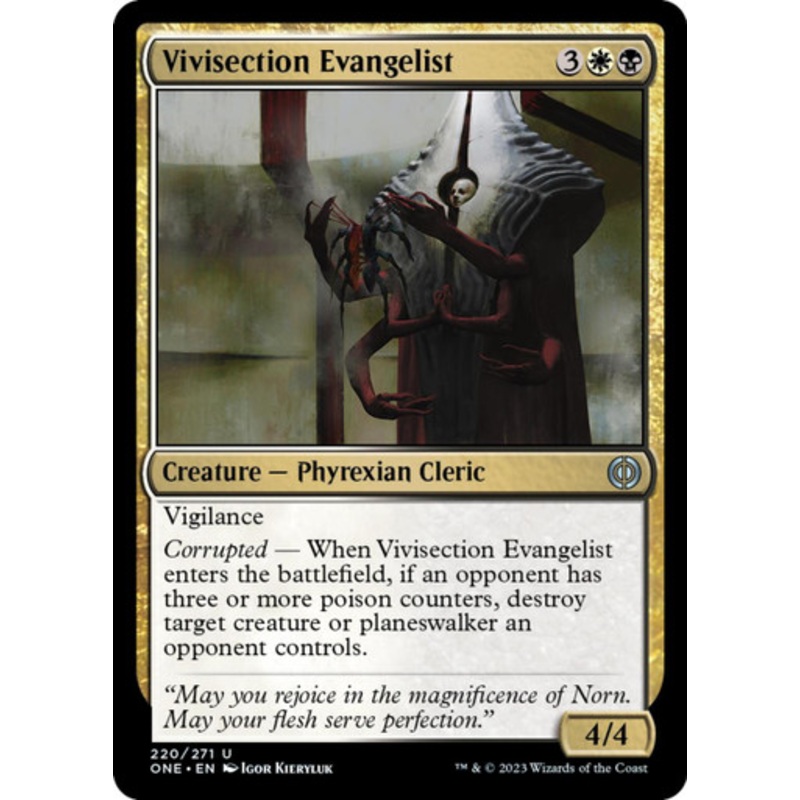 Vivisection Evangelist | Phyrexia: All Will Be One