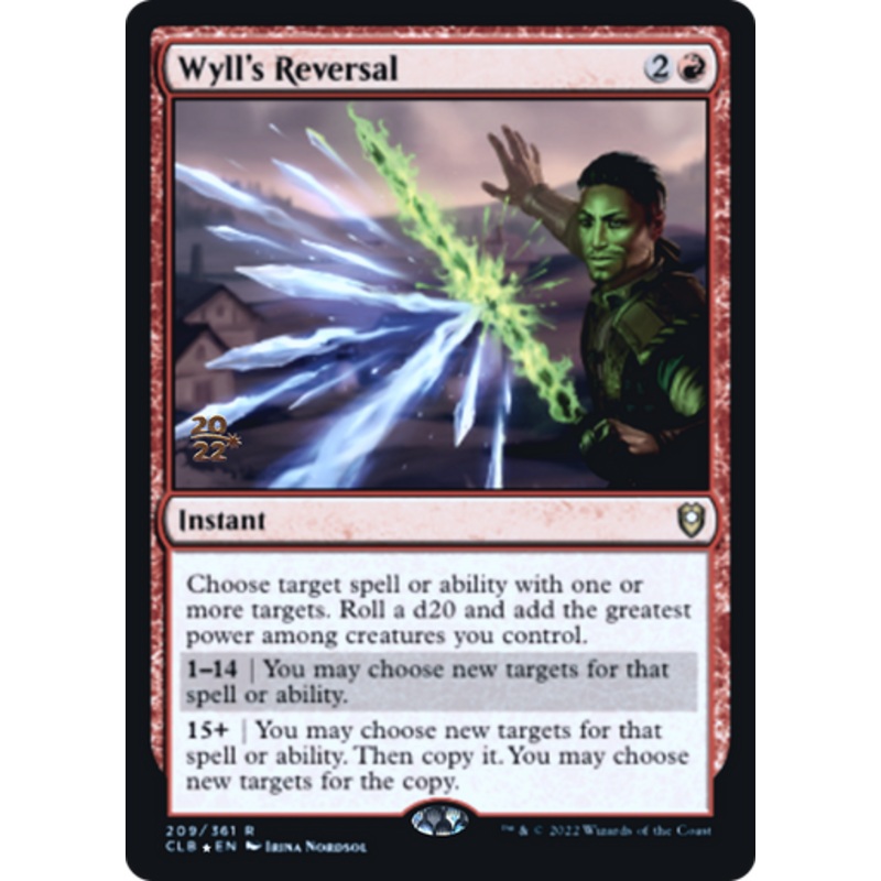 Wyll's Reversal (Prerelease foil) | Commander Legends: Battle for Baldur's Gate