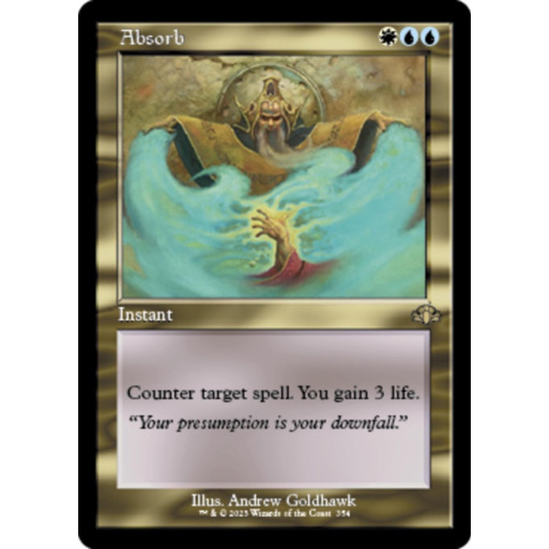 Absorb (Retro Frame foil) | Dominaria Remastered