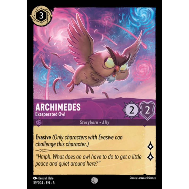 Archimedes - Exasperated Owl