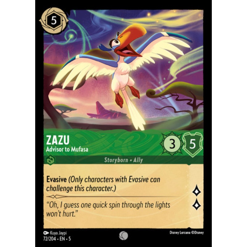 Zazu - Advisor to Mufasa