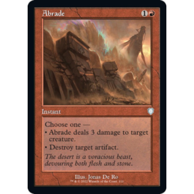 Abrade (Retro Frame) | The Brothers' War Commander