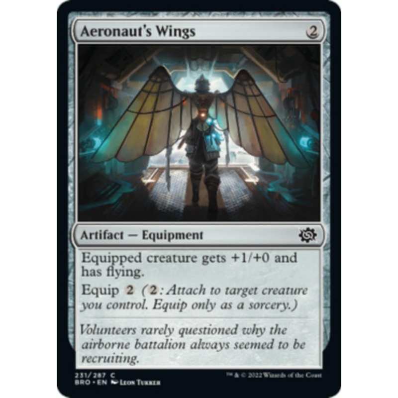 Aeronaut's Wings (foil) | The Brothers' War