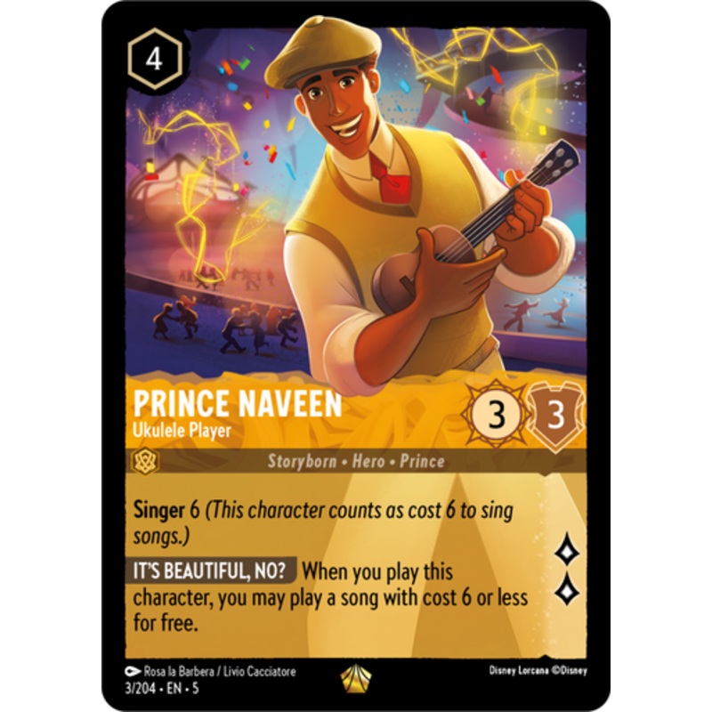 Prince Naveen - Ukulele Player (Foil)