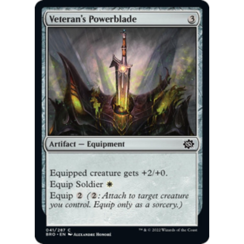 Veteran's Powerblade (foil) | The Brothers' War