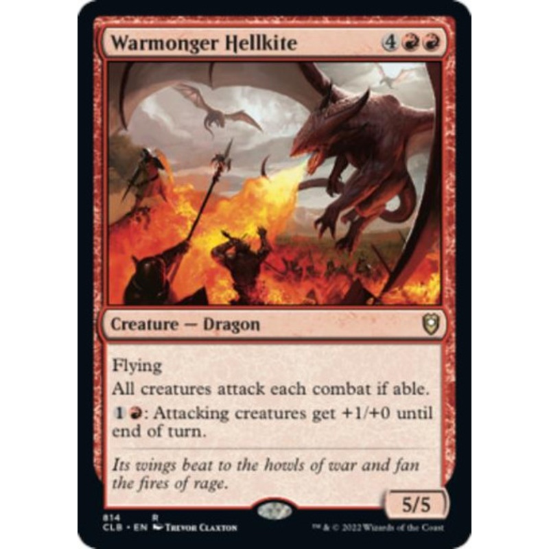 Warmonger Hellkite | Commander Legends: Battle for Baldur's Gate