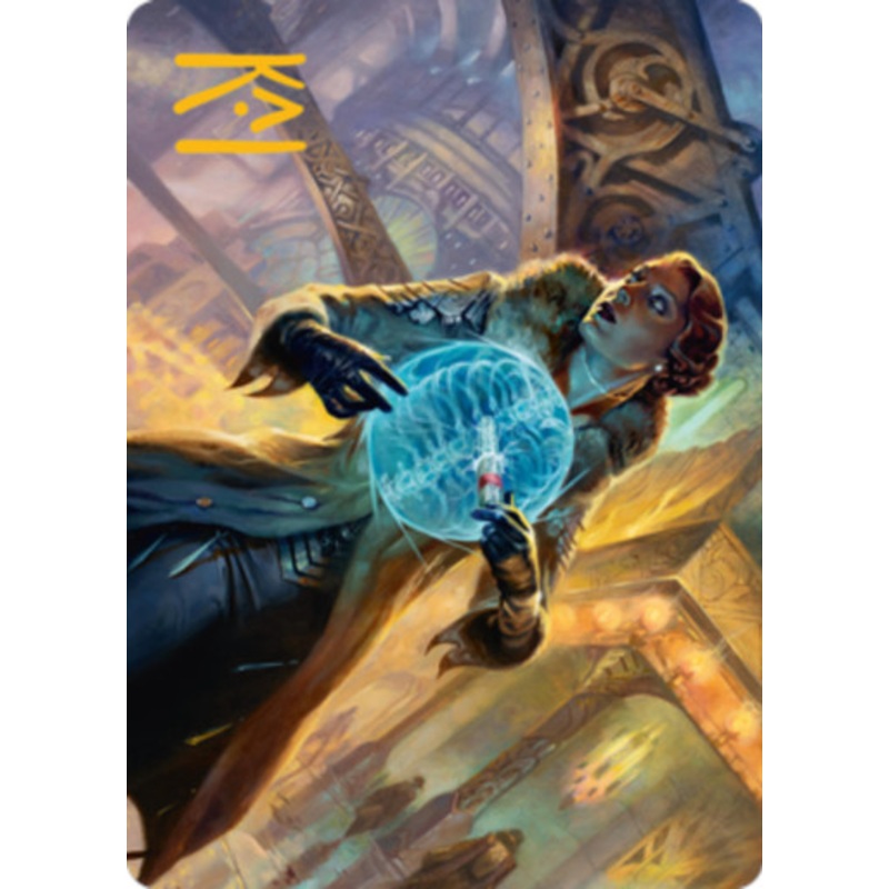 Writ of Return (#59) Art Card (Gold Signature) | Streets of New Capenna