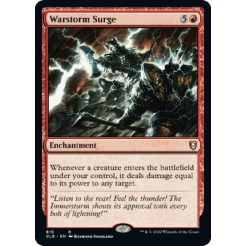 Warstorm Surge | Commander Legends: Battle for Baldur's Gate