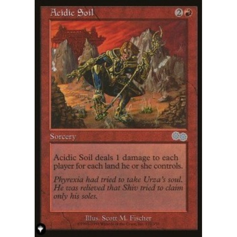Acidic Soil (The List Reprint) | Urza's Saga